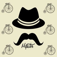 Hipster design vector illustration N6