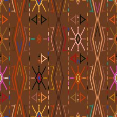 Vector seamless ethnic pattern N21