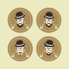 gentleman cartoon avatar N3