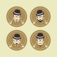 gentleman cartoon avatar N4