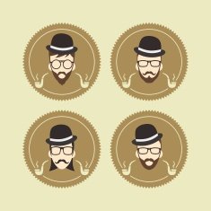 gentleman cartoon avatar N5