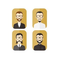gentleman cartoon avatar N6