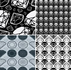pattern from diamond - Illustration