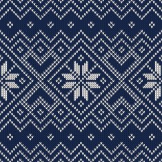 Knitted Sweater Design Seamless Pattern N3