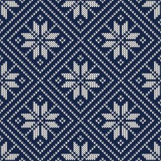 Knitted Sweater Design Seamless Pattern N5