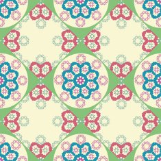 vintage style Seamless abstract geometric background
