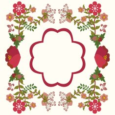 vector vintage floral background