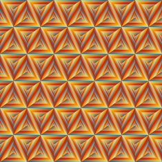 Seamless Orange Triangulate Pattern