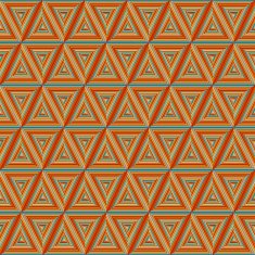 Seamless colorful Orange Triangulate Pattern