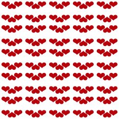 Simple seamless heart valentine background N2