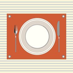 Table setting in modern style 1