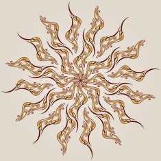 Flower pattern henna N2