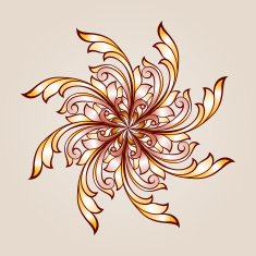 Flower pattern henna N3