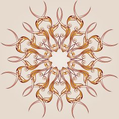 Flower pattern henna N5