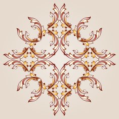 Flower pattern henna N10