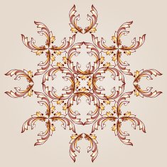 Flower henna