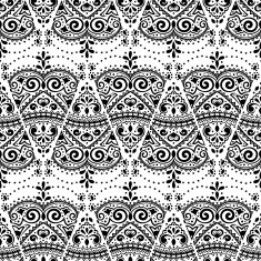 Vector lace seamless ornament N7