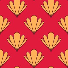Abstract Shell Seamless Pattern N2