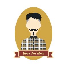 gentleman cartoon avatar N7
