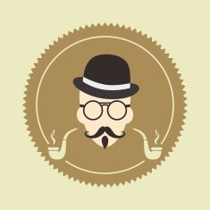 gentleman cartoon avatar N8