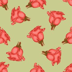 Seamless pattern with roses N9