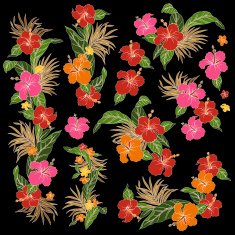 Hibiscus illustration N5