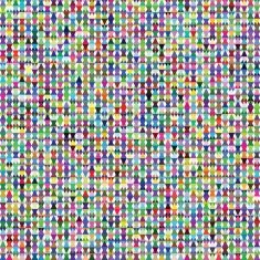 Seamless pattern from multicolored triangles
