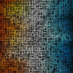 Vector summer pattern of geometric shapes