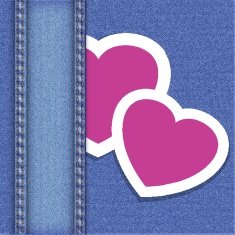 Lace frame on blue floral background Vintage vector illustration N2