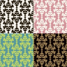 Set of seamless vintage patterns N15