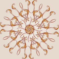 Flower pattern henna N11