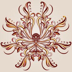 Flower pattern henna N14