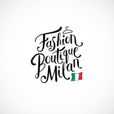 Fashion Boutique Milan Concept on White
