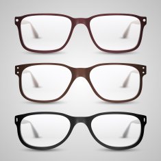 Transparent glasses Vector