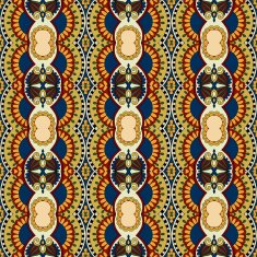 seamless geometry vintage pattern ethnic style ornamental backg N10
