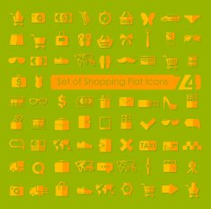 Set of shopping icons N4