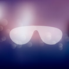 sunglasses icon on blurred background N2