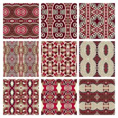 different seamless colored vintage geometric pattern N6
