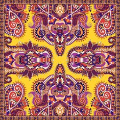 silk neck scarf or kerchief square pattern design N16