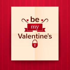 Valentine's Day typography vector illustration N2