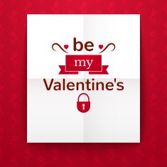 Valentine's Day typography vector illustration N5