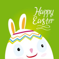 Postcard Easter Bunny