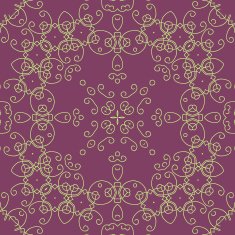 Abstract seamless outline colorful vector background