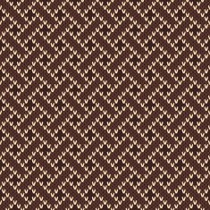 Knitted Seamless Pattern with Celtic Plexus Ornament