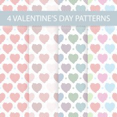 Valentine's day patterns