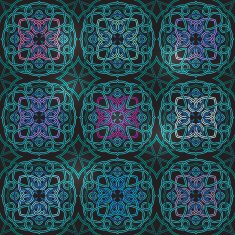 ethnic seamless pattern ornament print design N104