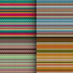 set of seamless knitted patterns N5
