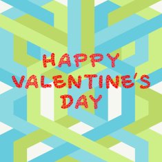 Valentine's day illustration hand drawing