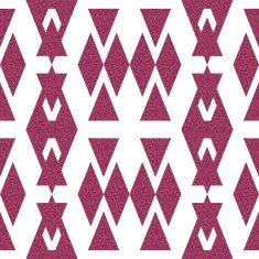 Seamless textured pink triangle pattern on white