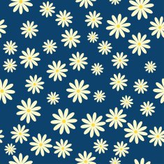 daisies floral pattern
